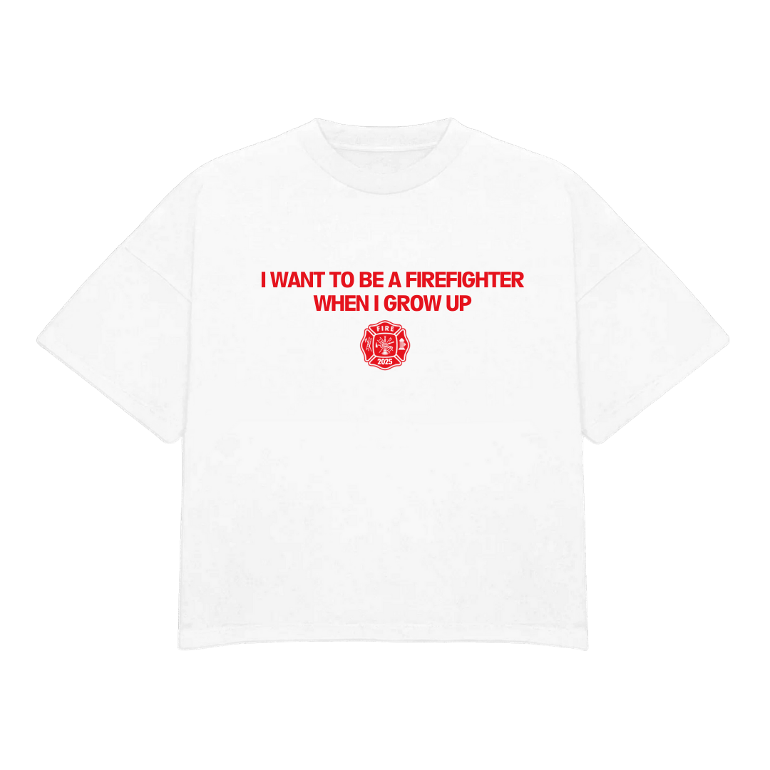 Fireman Heavy Tee - Navy