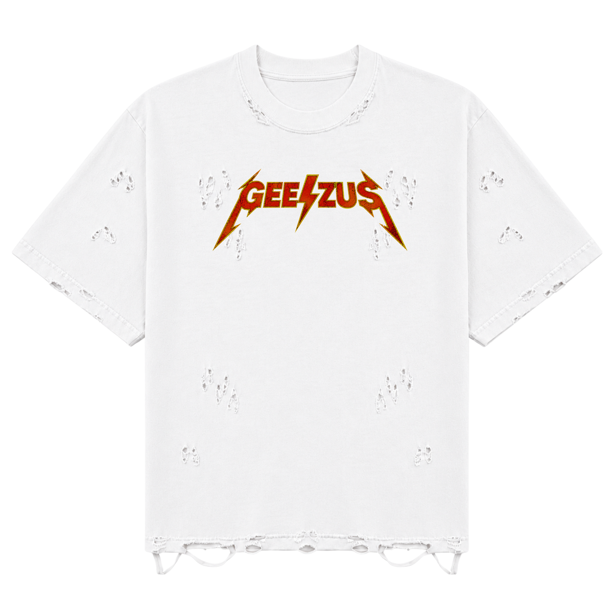 Geezus Distressed Tee