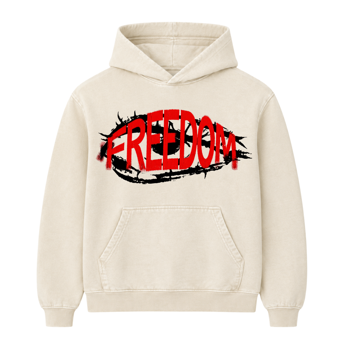 FREEDOM - Garment Dyed Hoodie