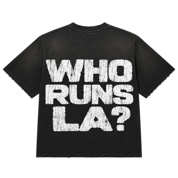 Who Runs LA Vintage Tee