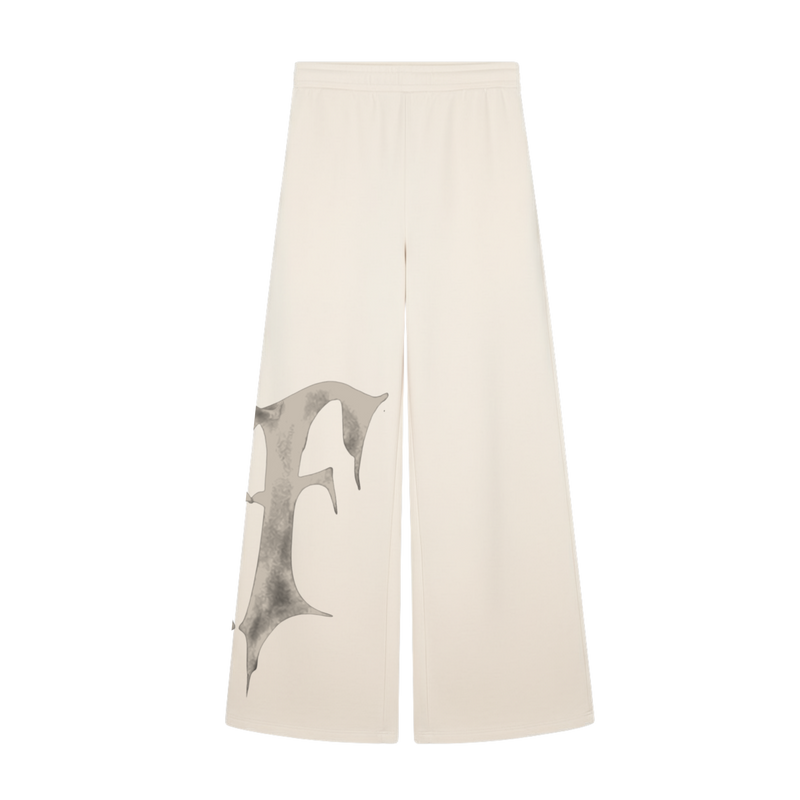 Finally Free Straight Leg Sweats - Creme