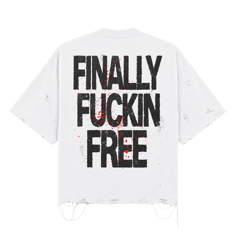 Finally Fucking Free Distressed T-Shirt