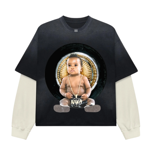Vintage Old School Thermal Tee