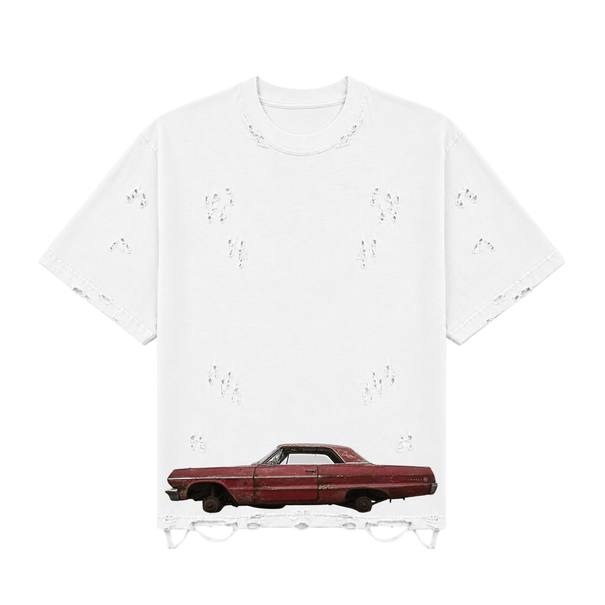 No Brakes Distressed Tee
