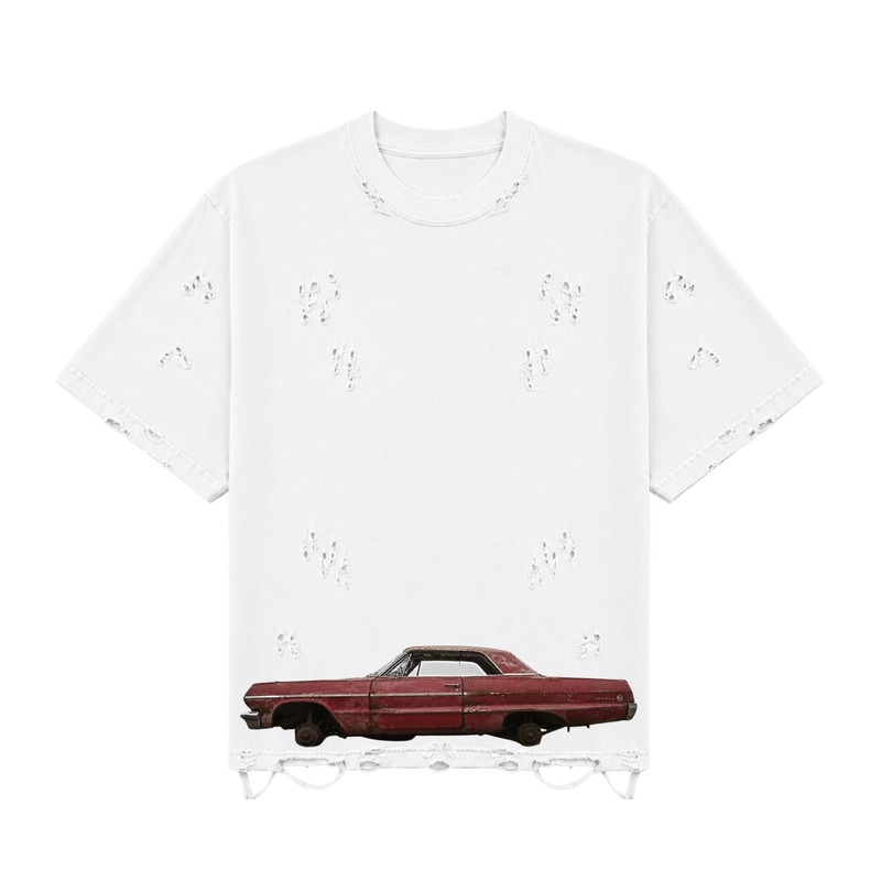 No Brakes Distressed Tee