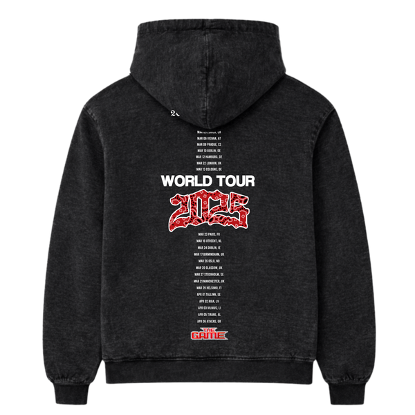 The Documentary Mineral Wash Paisley Hoodie