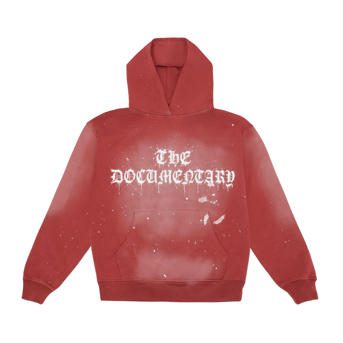 Documentary Paint Splattered Hoodie