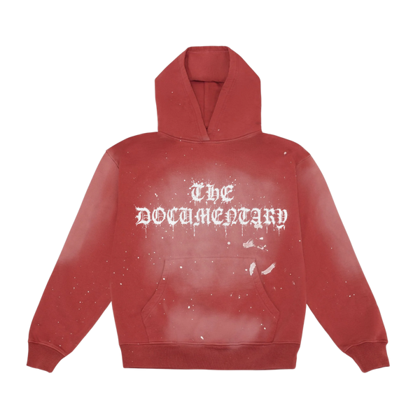 Documentary Paint Splattered Hoodie