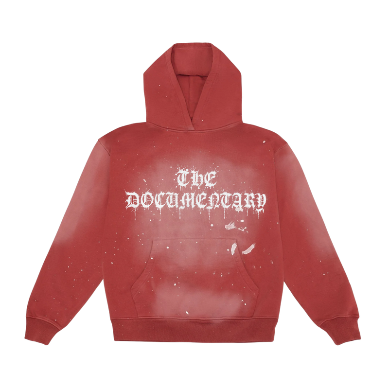 Documentary Paint Splattered Hoodie