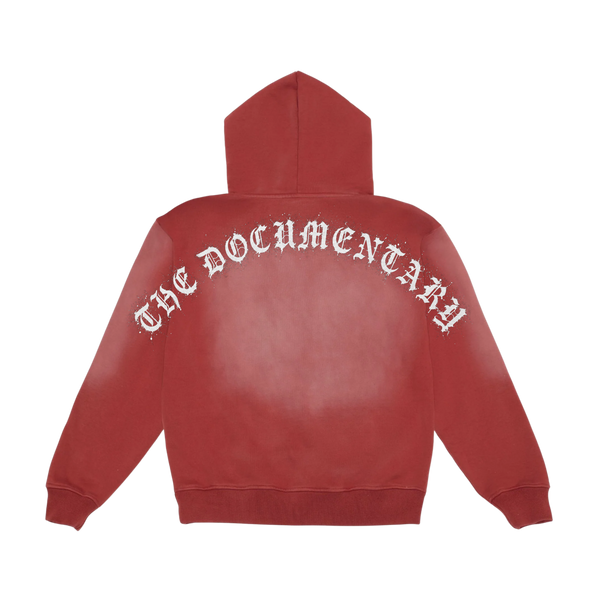 Documentary Paint Splattered Hoodie