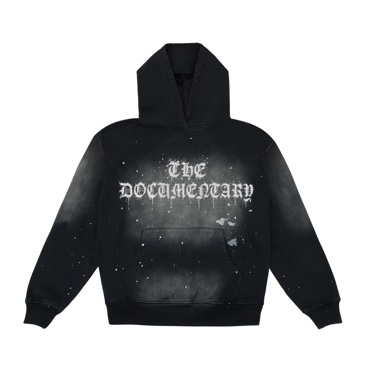 Documentary Paint Splattered Hoodie