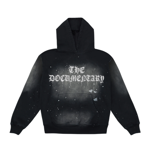 Documentary Paint Splattered Hoodie