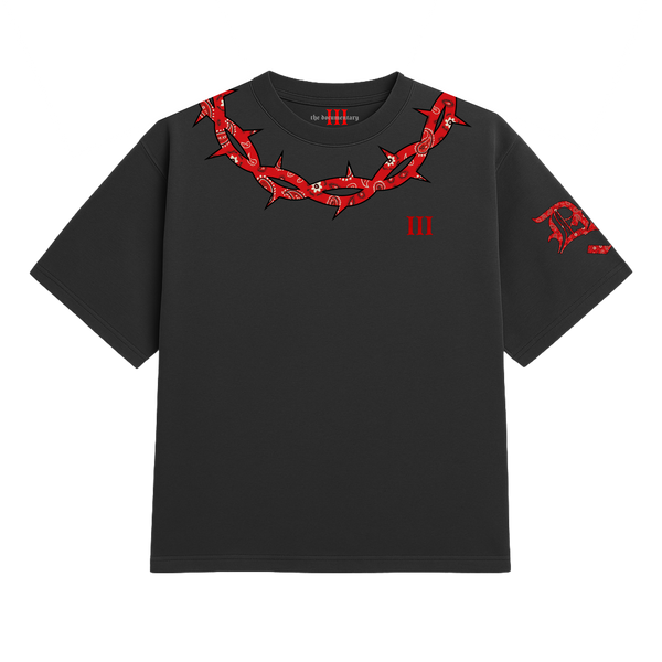 Barbed Paisley Heavy Tee