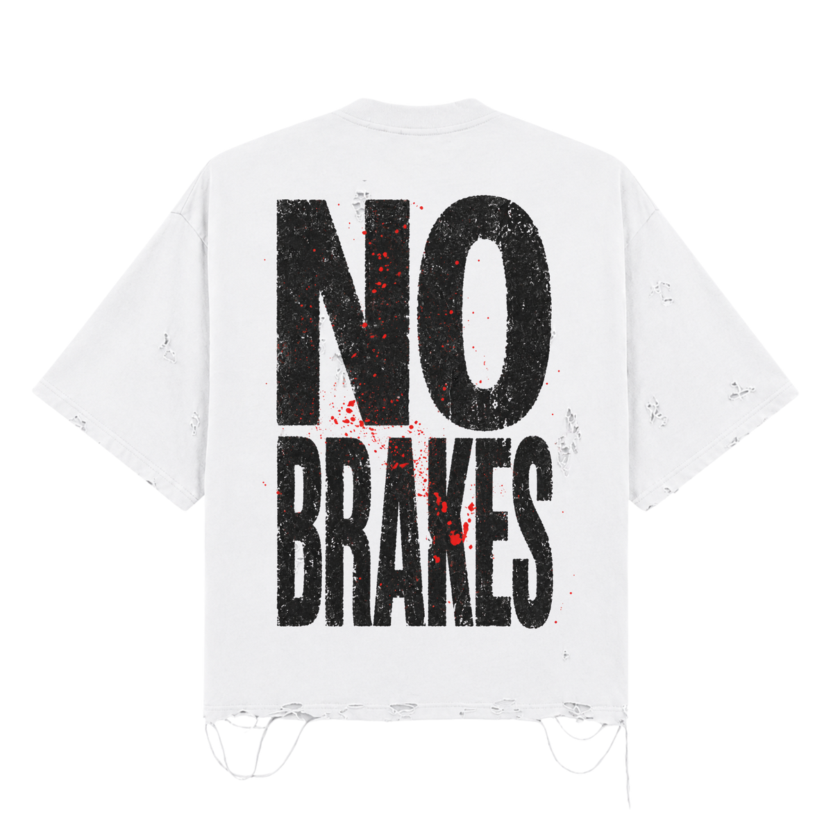 No Brakes Distressed Tee