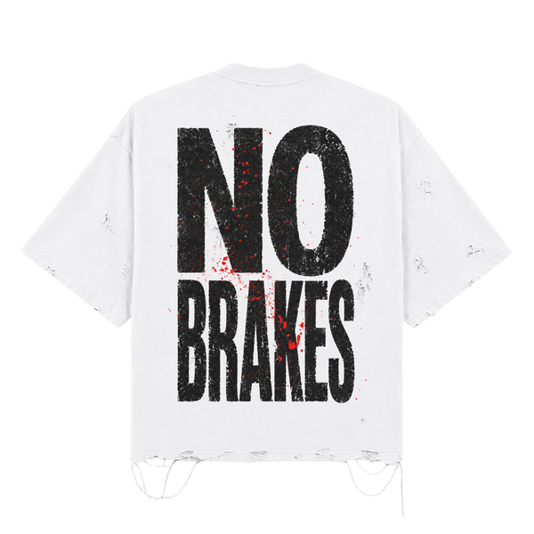 No Brakes Distressed Tee