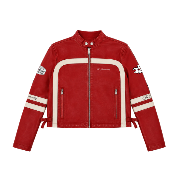 Documentary Women's Moto Racer Jacket