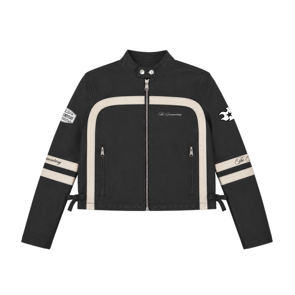 Documentary Women's Moto Racer Jacket