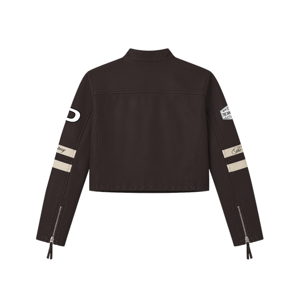 Documentary Women's Moto Racer Jacket