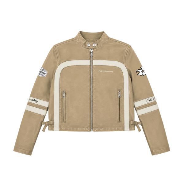 Documentary Women's Moto Racer Jacket