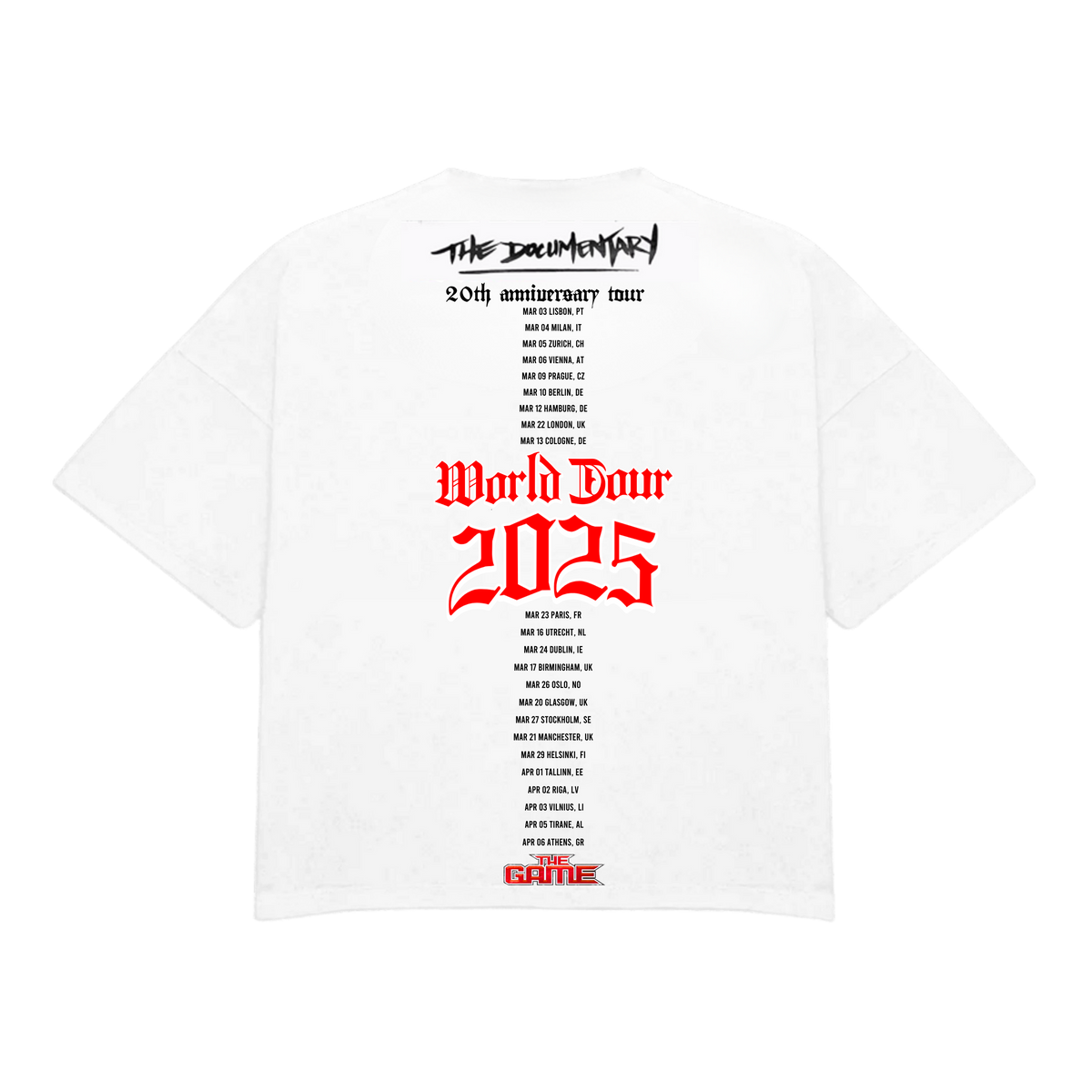 The Documentary World Tour Heavy Tee