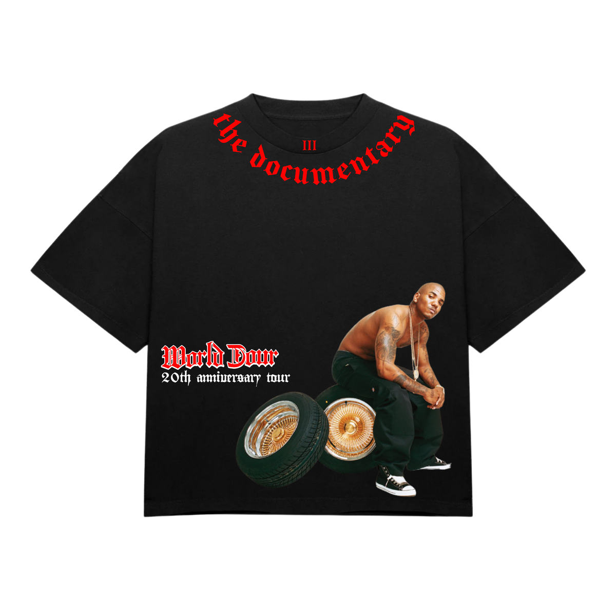 The Documentary World Tour Retro Heavy Tee