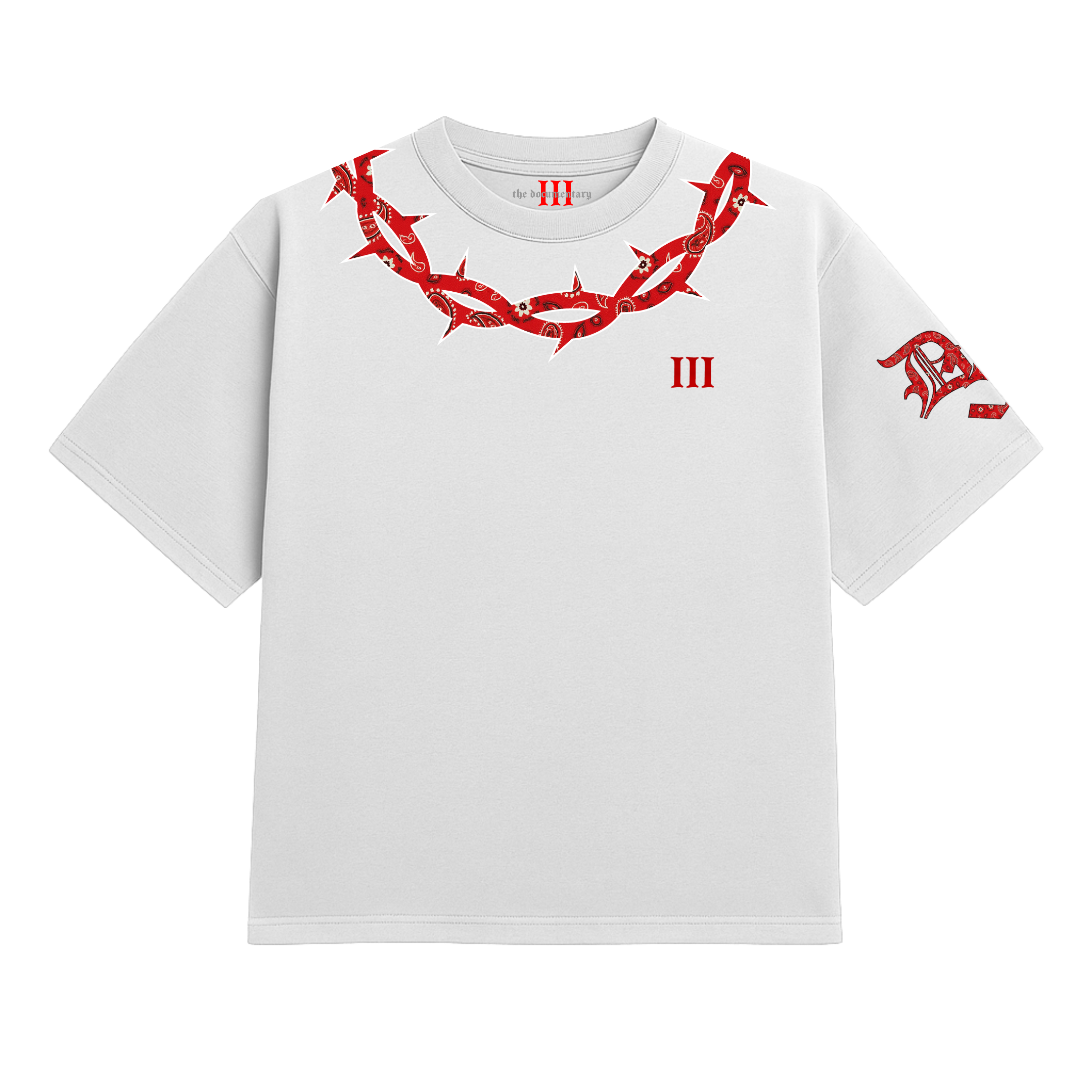 Barbed Paisley Heavy Tee