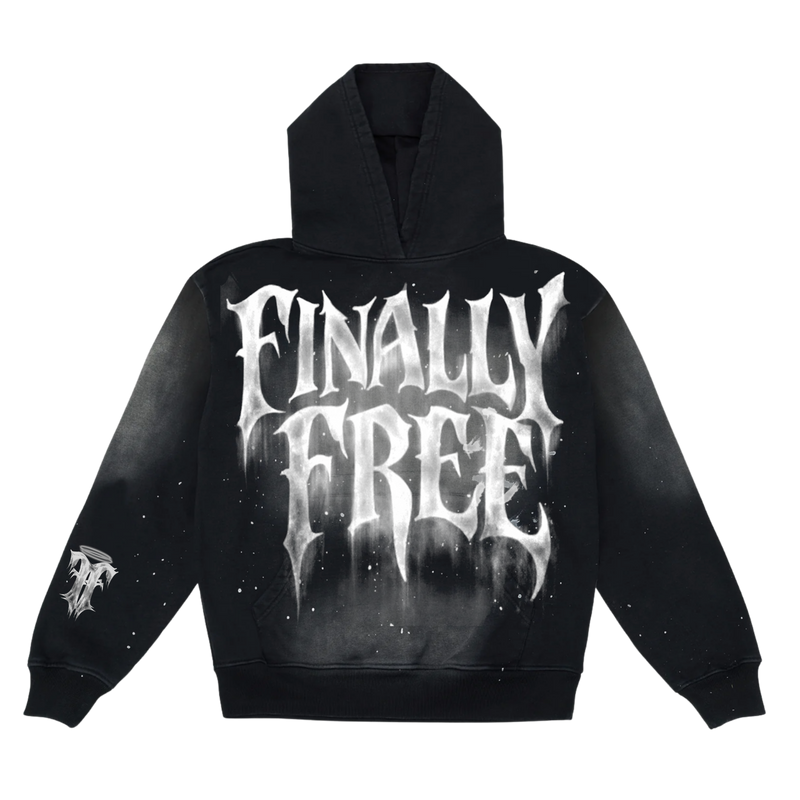 Finally Free Paint Dyed Hoodie