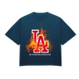 LA FIRE Heavy Tee - Navy