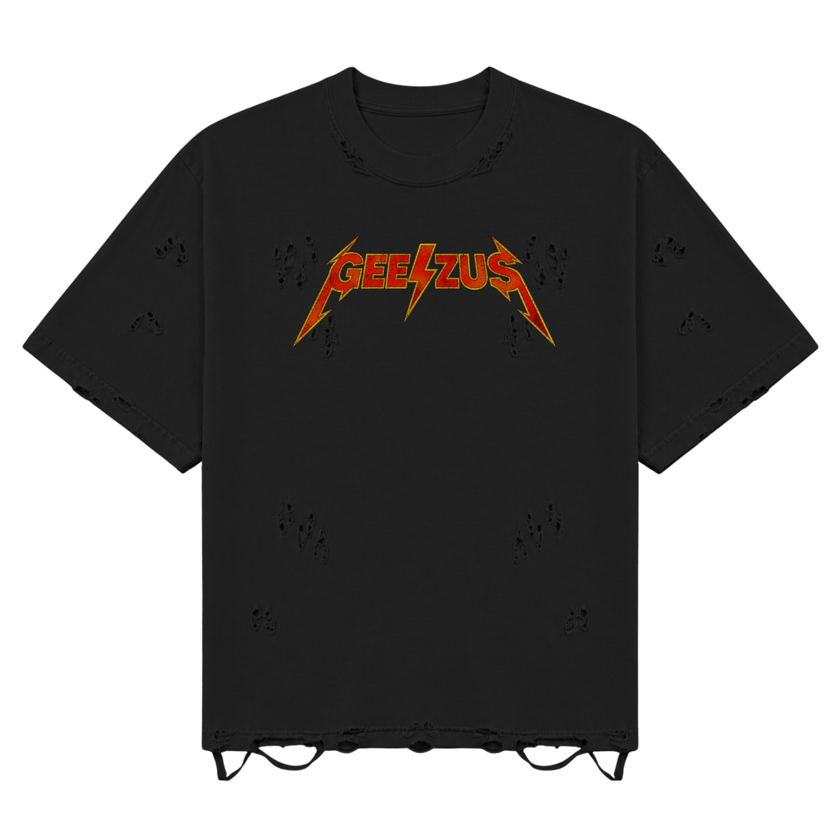 Geezus Distressed Tee